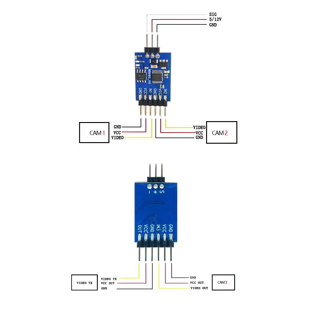 Module de commutation vidéo 5. - Fpv Drone Battery avis et prix