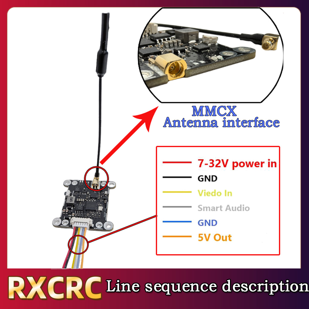 RXCRC 5.8G Module 48CH 1.6W VT - Fpv Drone Vtx avis et prix